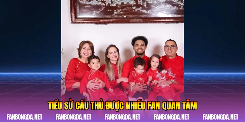 Tiểu sử cầu thủ được nhiều fan quan tâm