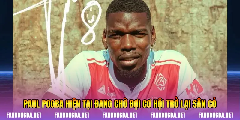 Paul Pogba hiện tại đang chờ đợi cơ hội trở lại sân cỏ